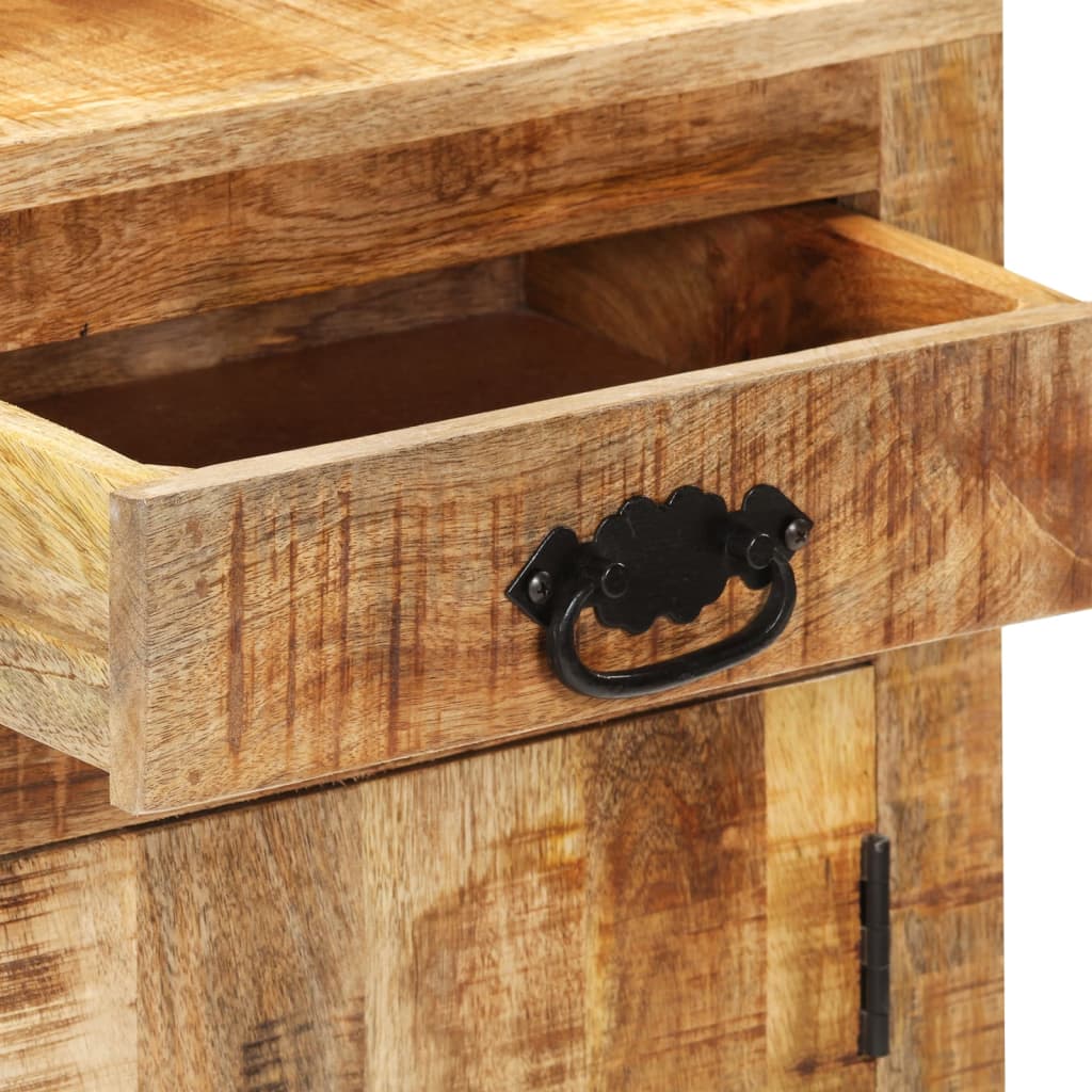 Dressoir 80X30X Massief Ruw Mangohout