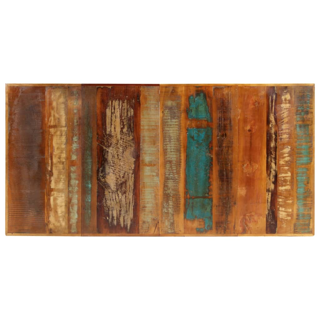 Eettafel 200X100X74 Cm Massief Gerecycled Hout Marineblauw