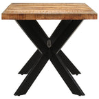 Eettafel 160X80X75 Cm Massief Ruw Mangohout
