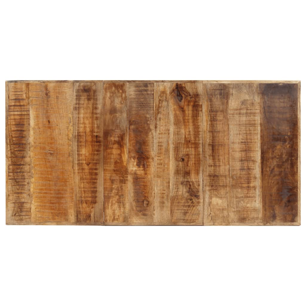 Eettafel 160X80X75 Cm Massief Ruw Mangohout