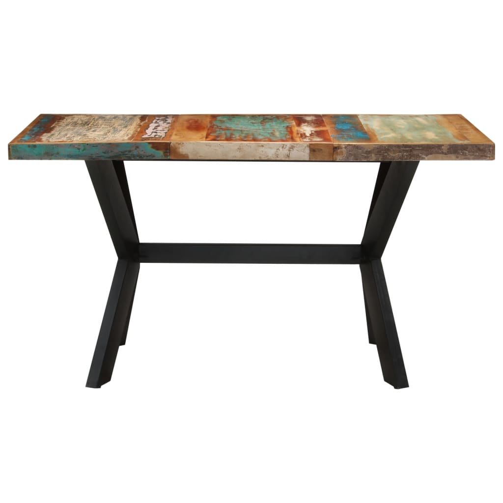 Eettafel 140X70X75 Cm Massief Gerecycled Hout