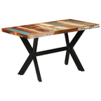 Eettafel 140X70X75 Cm Massief Gerecycled Hout