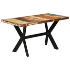 Eettafel 140X70X75 Cm Massief Gerecycled Hout