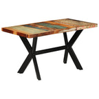 Eettafel 140X70X75 Cm Massief Gerecycled Hout