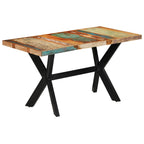 Eettafel 140X70X75 Cm Massief Gerecycled Hout