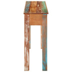 Wandtafel 110X30X75 Cm Massief Gerecycled Hout