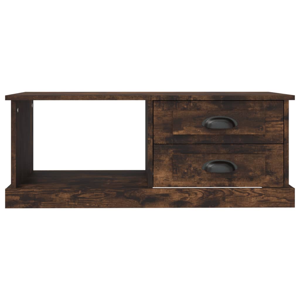 Salontafel 90X50X35 Cm Bewerkt Hout Kleurig