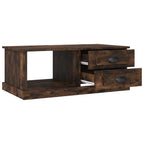 Salontafel 90X50X35 Cm Bewerkt Hout Kleurig