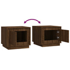 Salontafel 51X50X44 Cm Bewerkt Hout