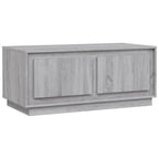 Salontafel 102X50X44 Cm Bewerkt Hout Eikenkleurig