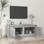 Salontafel 102X50X44 Cm Bewerkt Hout Eikenkleurig