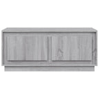 Salontafel 102X50X44 Cm Bewerkt Hout Eikenkleurig