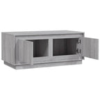 Salontafel 102X50X44 Cm Bewerkt Hout Eikenkleurig