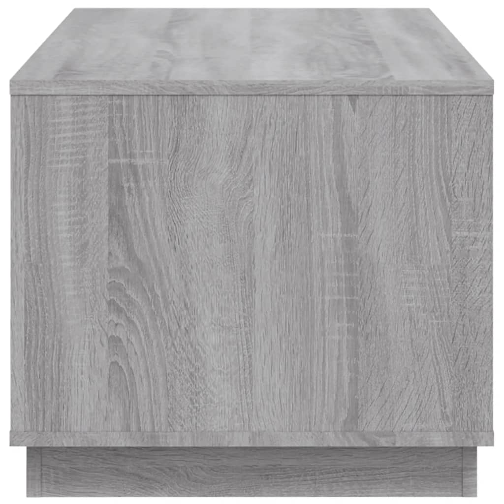 Salontafel 102X50X44 Cm Bewerkt Hout Eikenkleurig