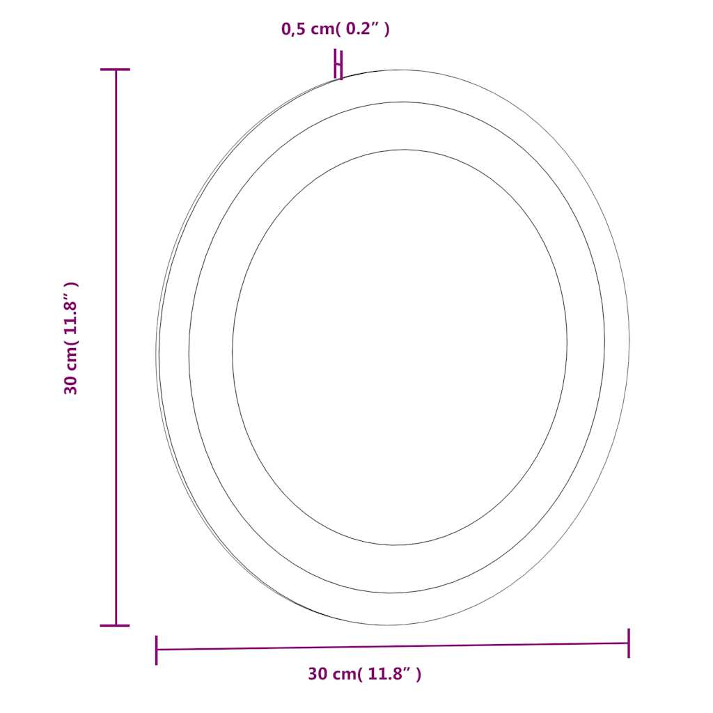 Badkamerspiegel Led Rond