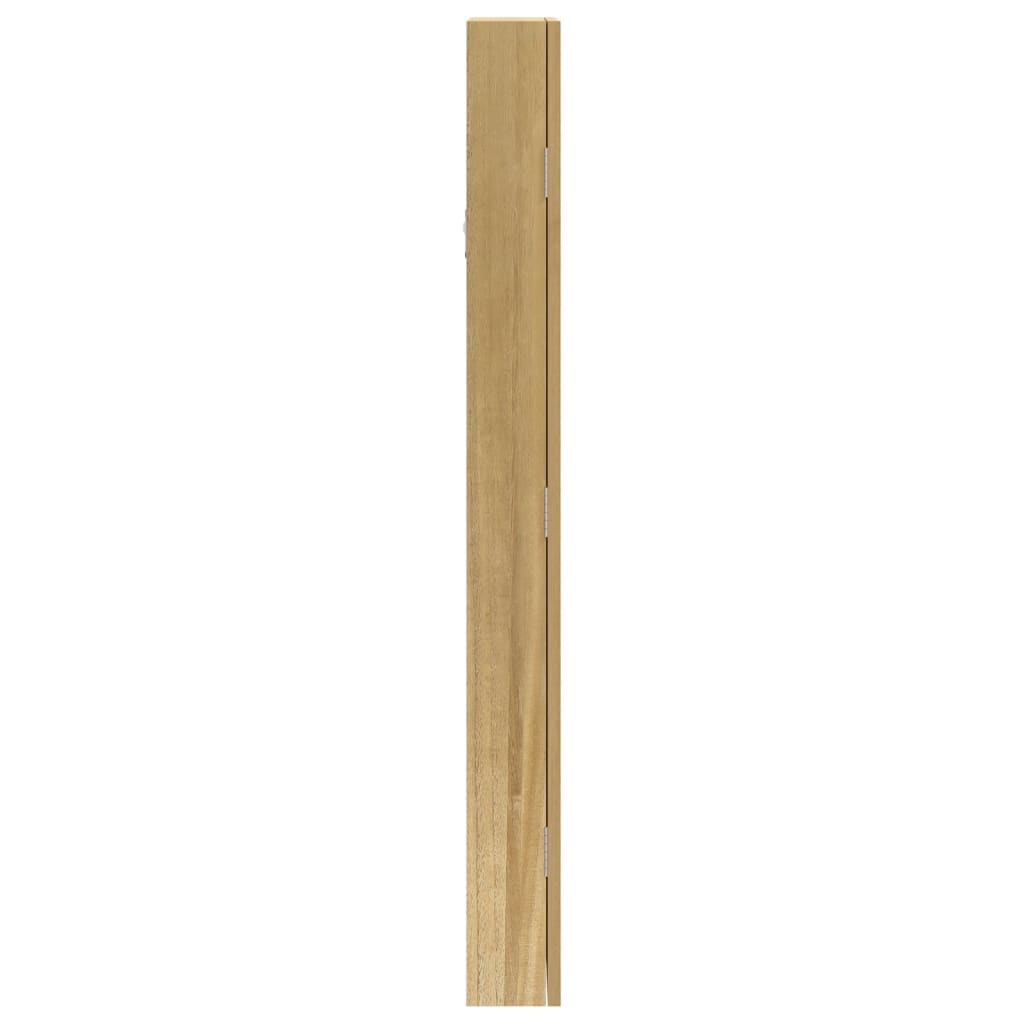 Sieradenkast Met Spiegel Wandgemonteerd 30X8,5X90 Cm Wit