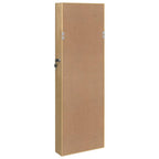 Sieradenkast Met Spiegel Wandgemonteerd 30X8,5X90 Cm Wit