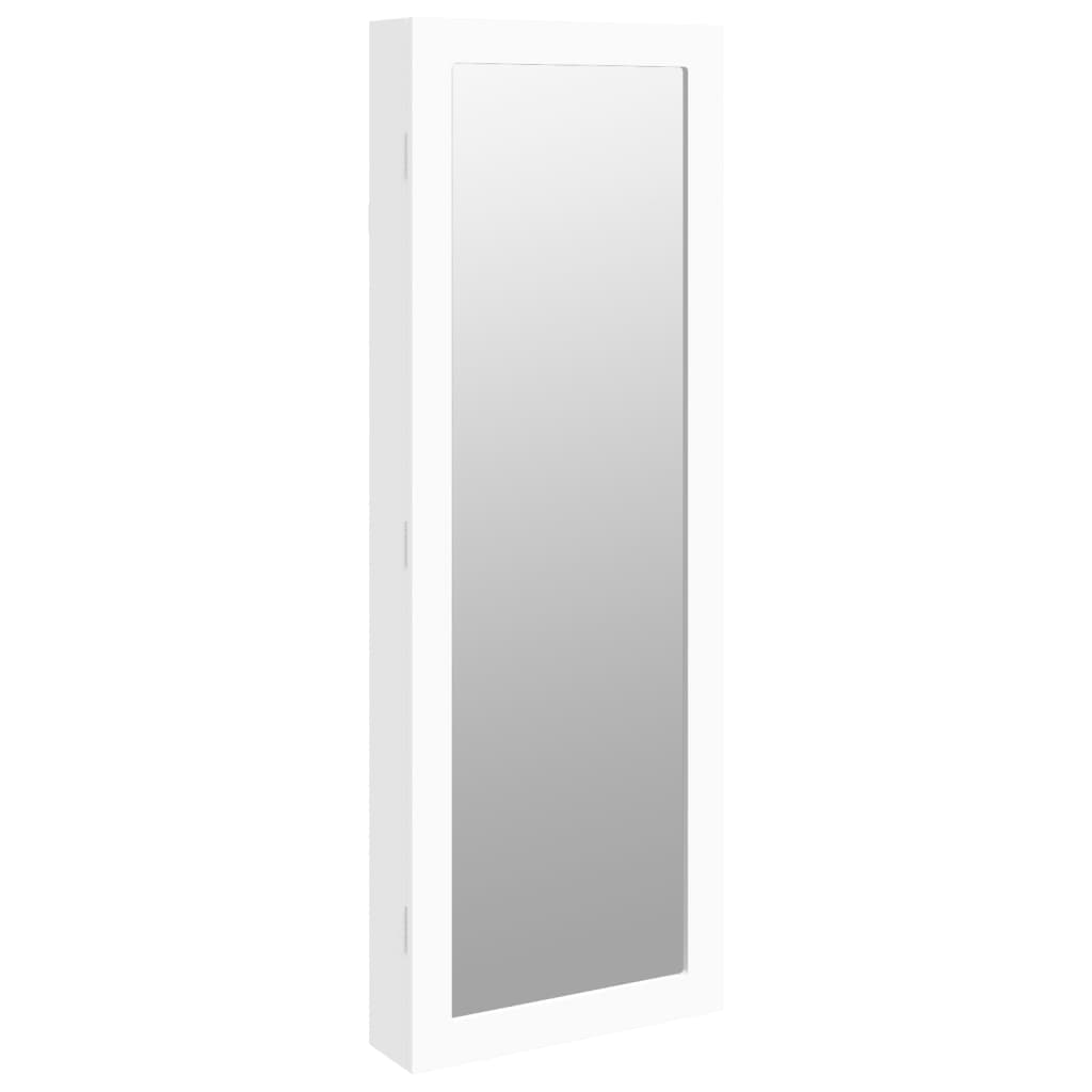 Sieradenkast Met Spiegel Wandgemonteerd 37,5X10X106 Cm