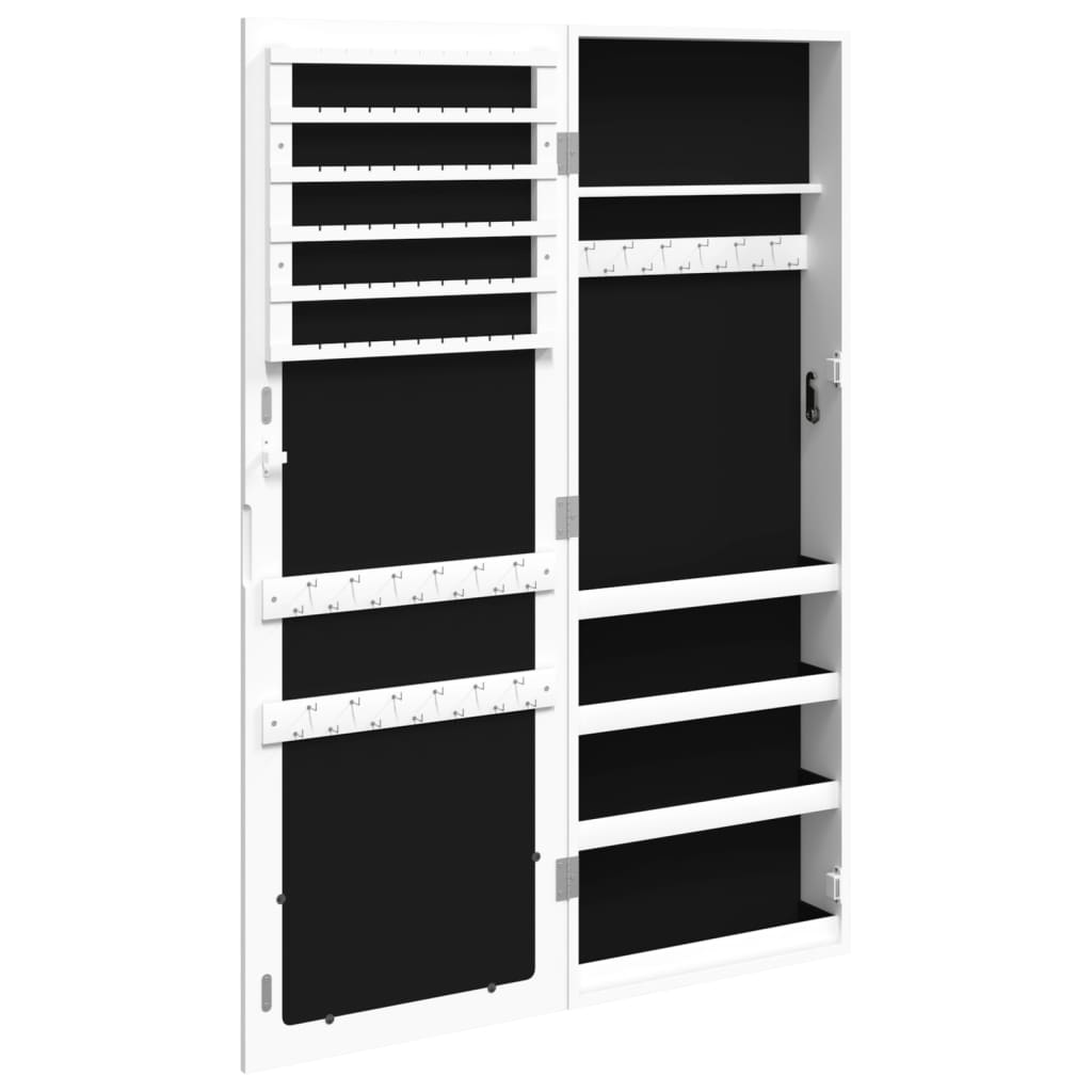 Sieradenkast Met Spiegel Wandgemonteerd 37,5X10X106 Cm