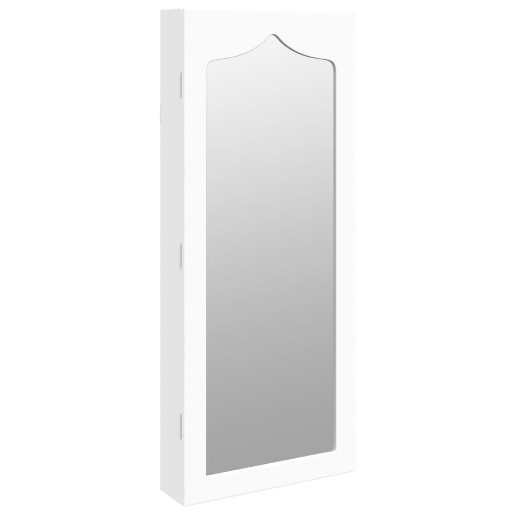 Sieradenkast Met Spiegel Wandgemonteerd 37,5X10X90 Cm