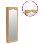 Sieradenkast Met Spiegel Wandgemonteerd 37,5X10X106 Cm