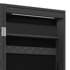 Sieradenkast Met Spiegel En Led Wandgemonteerd