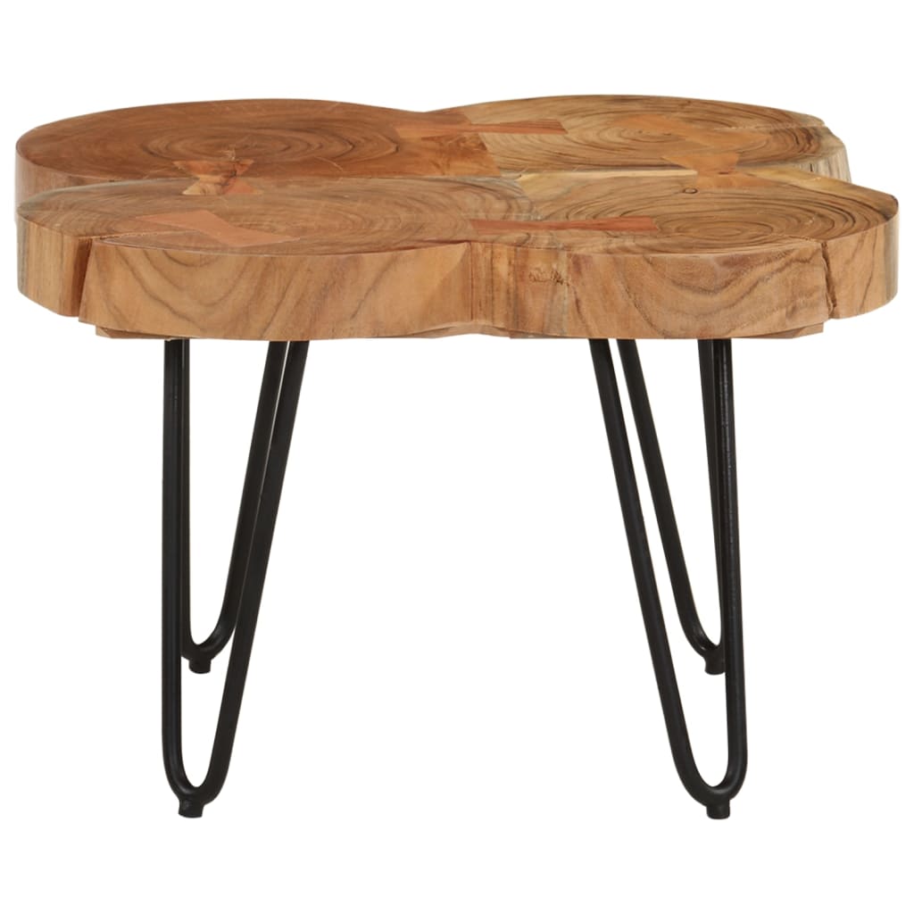 Salontafel 36 Cm 4 Boomstammen Massief Acaciahout