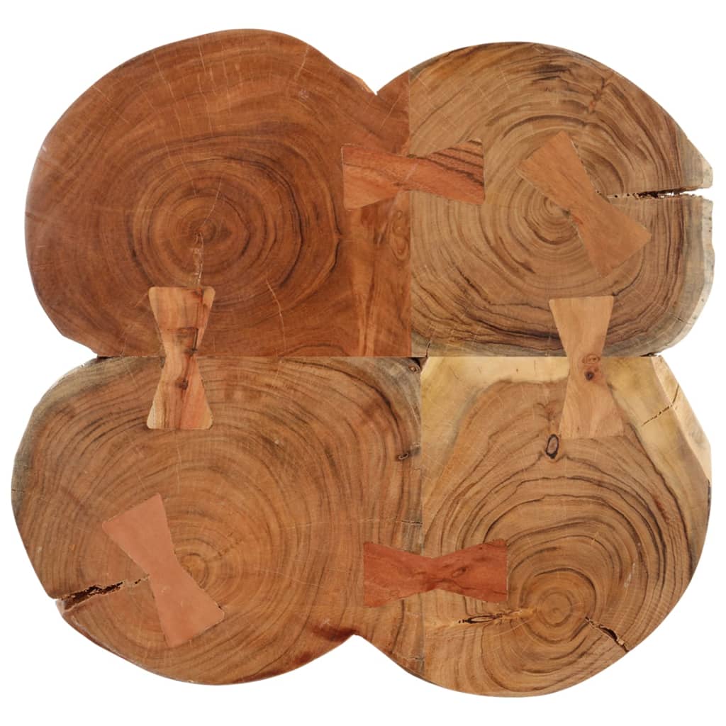 Salontafel 36 Cm 4 Boomstammen Massief Acaciahout