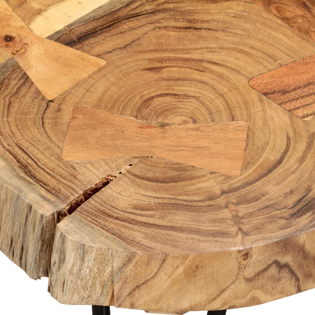 Salontafel 36 Cm 4 Boomstammen Massief Acaciahout