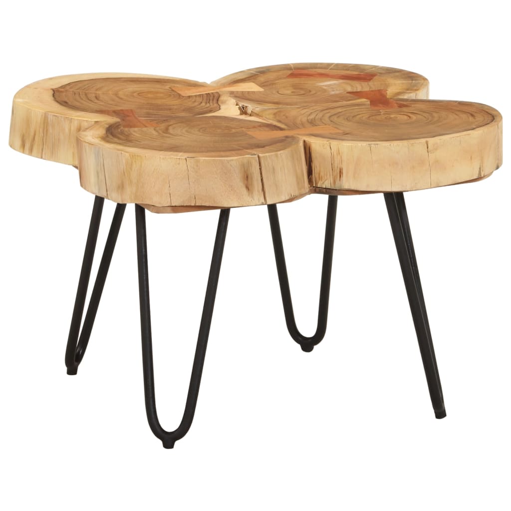 Salontafel 36 Cm 4 Boomstammen Massief Acaciahout