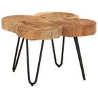 Salontafel 36 Cm 4 Boomstammen Massief Acaciahout