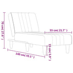 Chaise Longue Fluweel