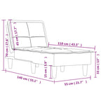 Chaise Longue Stof
