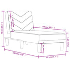 Chaise Longue Stof