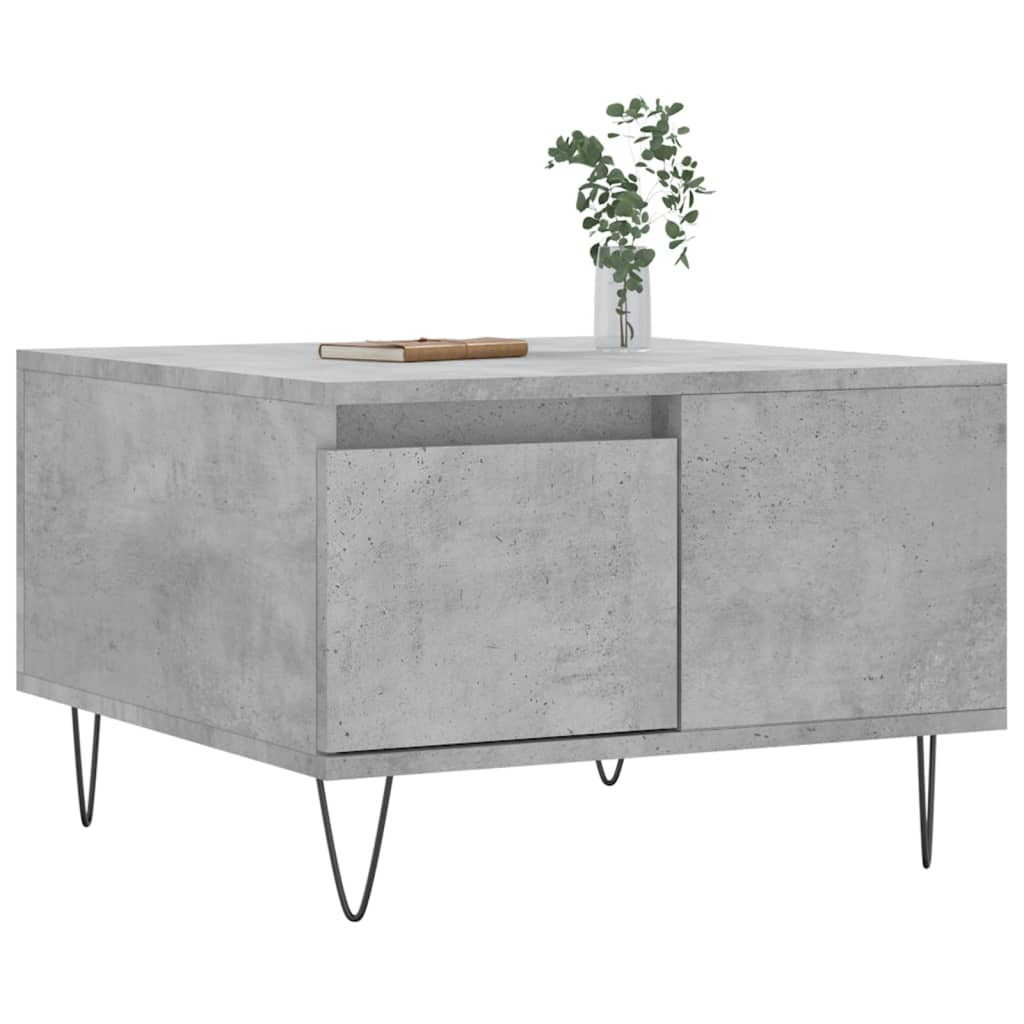 Salontafel 55X55X36,5 Cm Bewerkt Hout