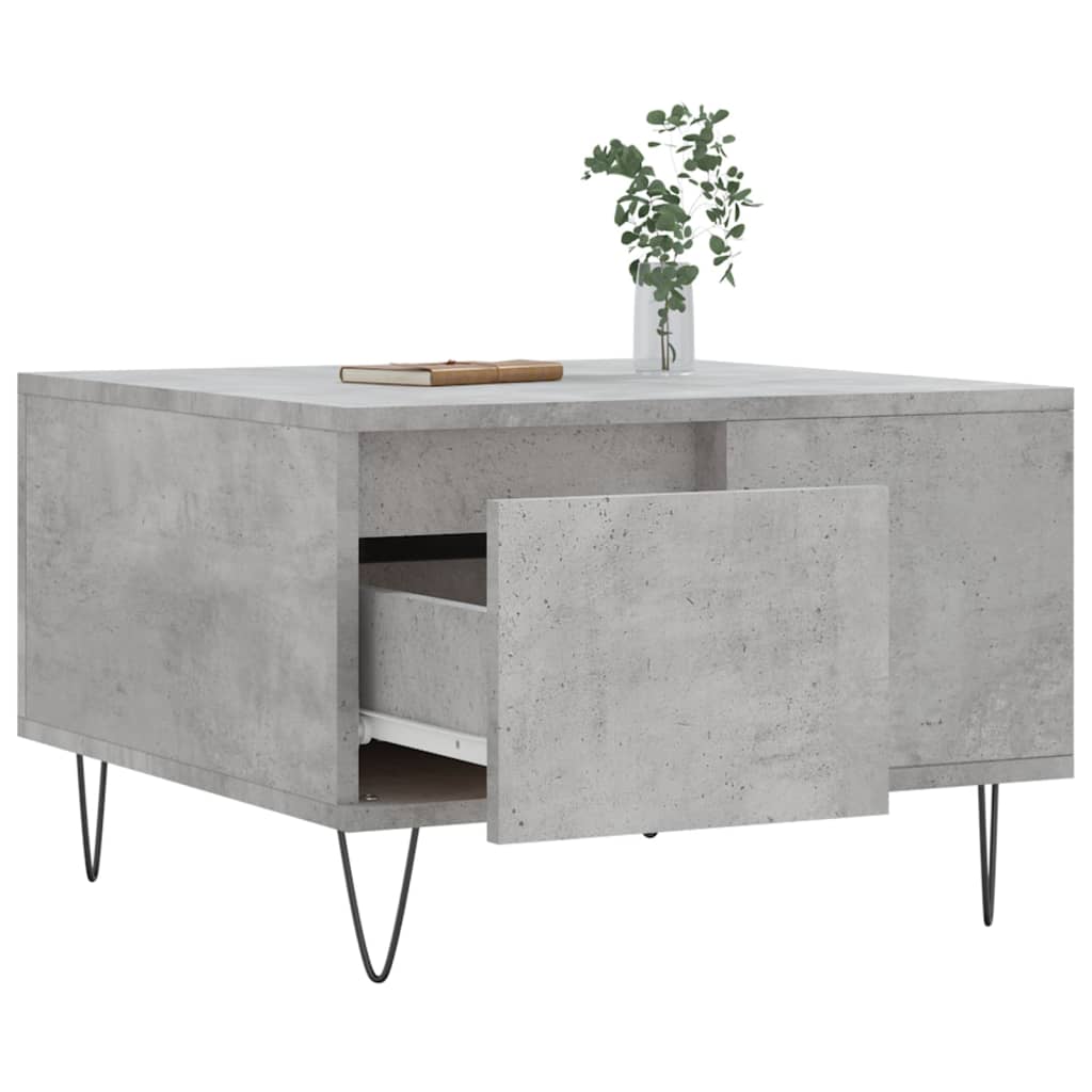 Salontafel 55X55X36,5 Cm Bewerkt Hout