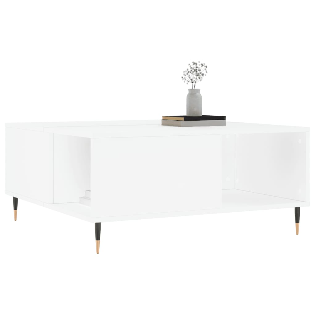 Salontafel 80X80X36,5 Cm Bewerkt Hout