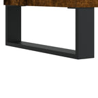 Salontafel 80X80X36,5 Cm Bewerkt Hout Kleurig