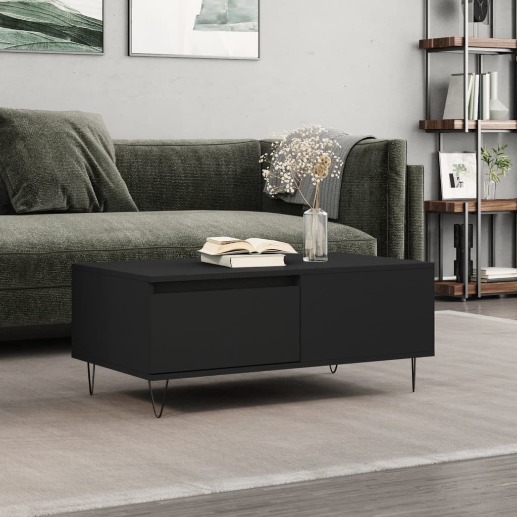 Salontafel 90X50X36,5 Cm Bewerkt Hout