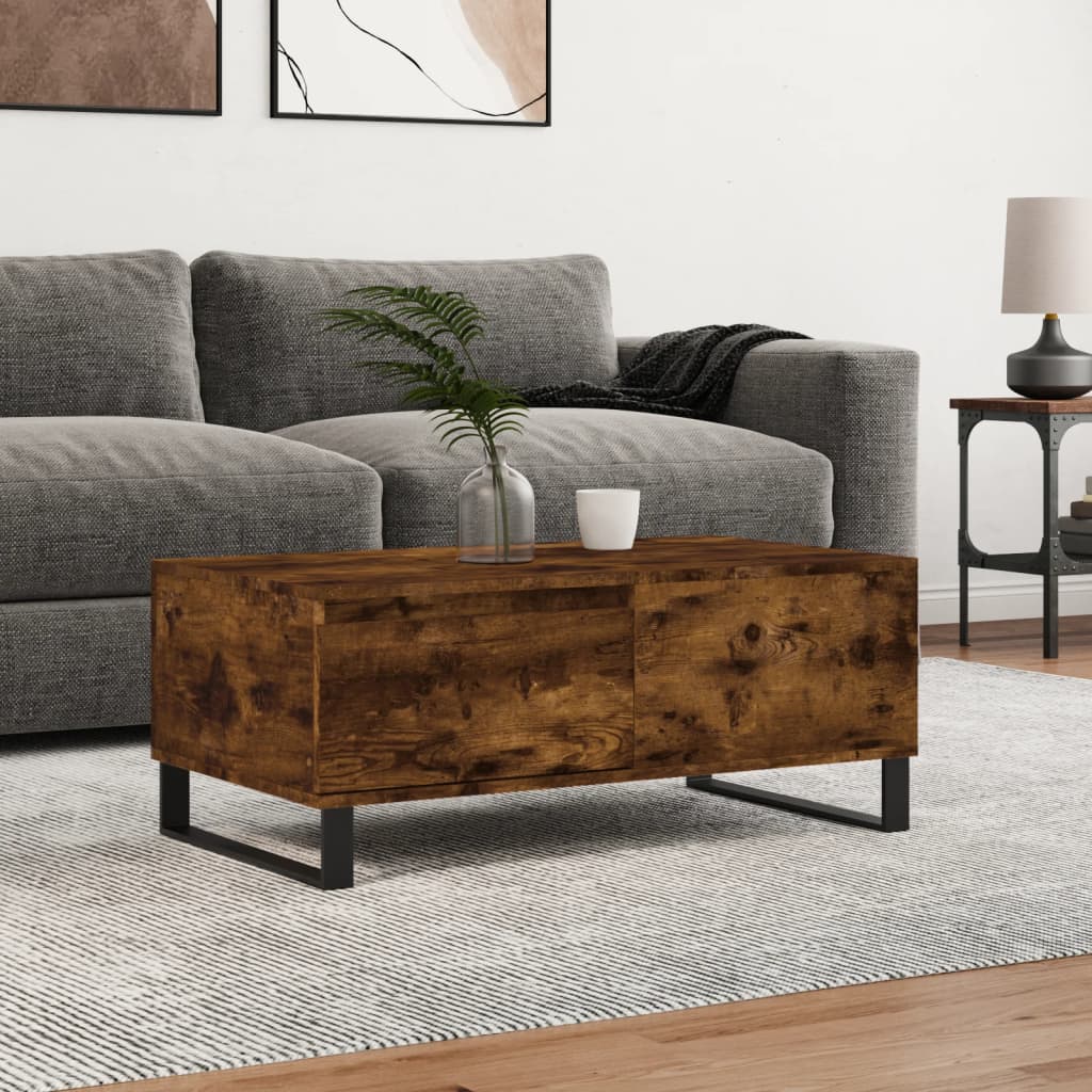 Salontafel 90X50X36,5 Cm Bewerkt Hout
