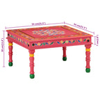 Salontafel Handbeschilderd Massief Mangohout