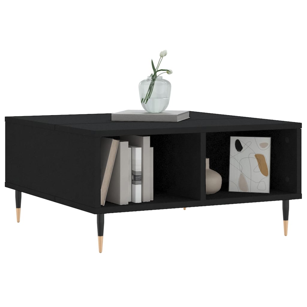 Salontafel 60X60X30 Cm Bewerkt Hout