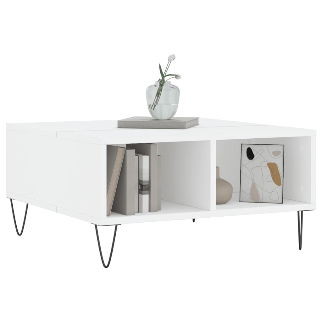 Salontafel 60X60X30 Cm Bewerkt Hout