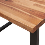 Eettafel Met Natuurlijke Rand Massief Acaciahout