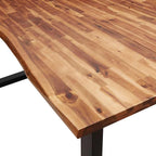 Eettafel Met Natuurlijke Rand Massief Acaciahout