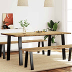 Eettafel 150X90X75 Cm Massief Acaciahout