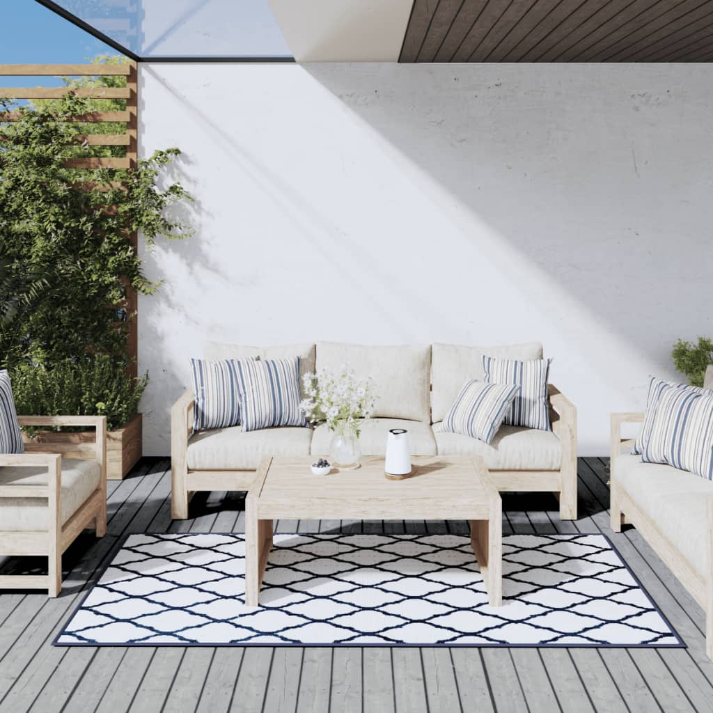 Buitenkleed Omkeerbaar En Wit