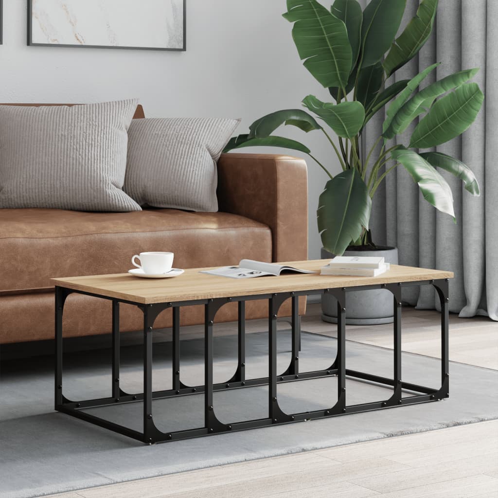 Salontafel 100X50X35,5 Cm Bewerkt Hout