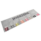 Keukenmat Wasbaar Shoezone-Print Fluweel Grijs