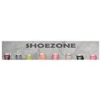 Keukenmat Wasbaar Shoezone-Print Fluweel Grijs